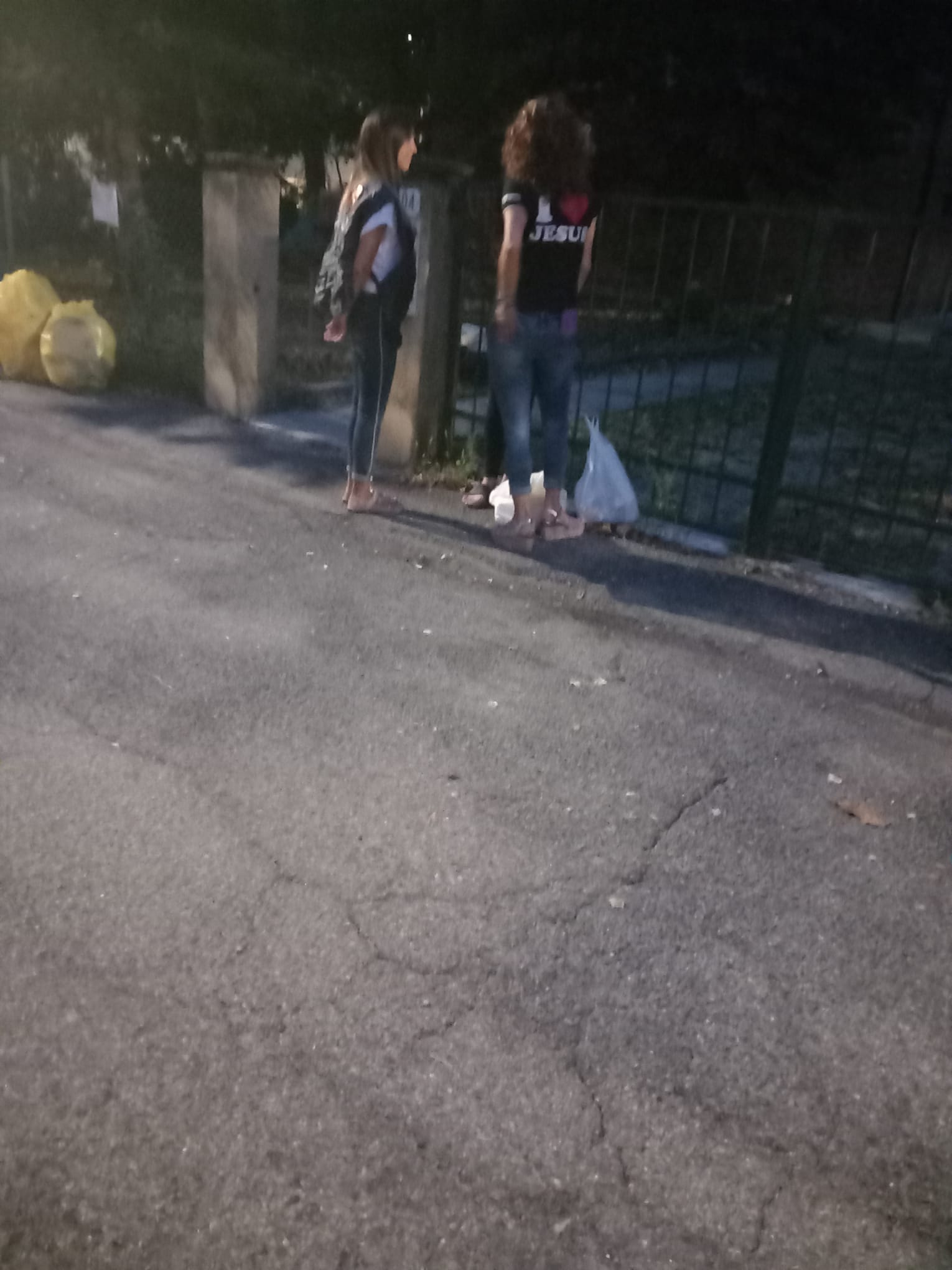 Volontarie riunite per la missione