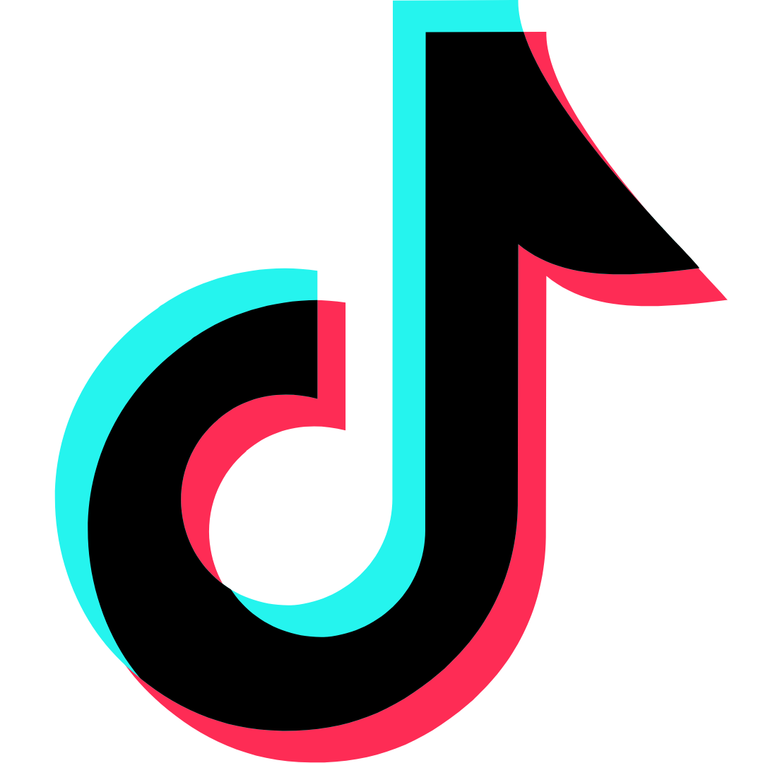 rappresentazione del logo di un social media chiamato tiktok